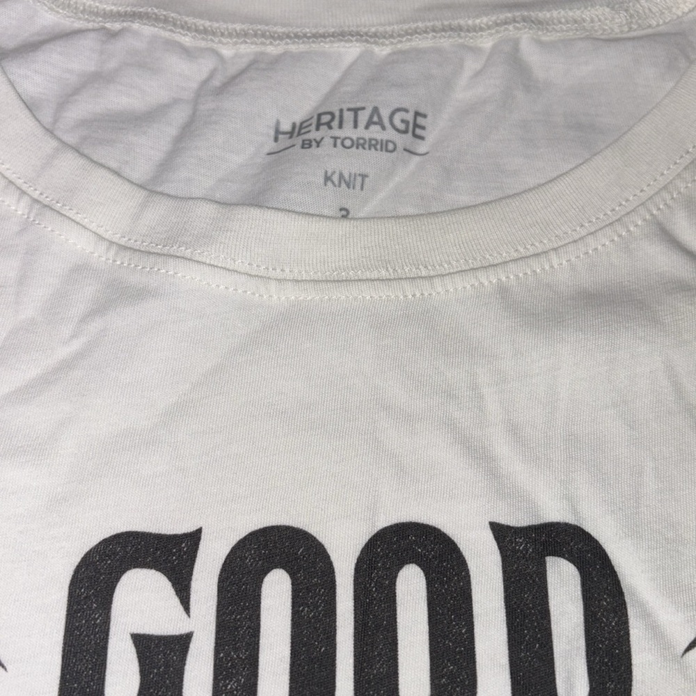 Torrid Trust Me Classic Fit Heritage Jersey Crew Tee  Plus 3X NWT - Picture 4 of 15